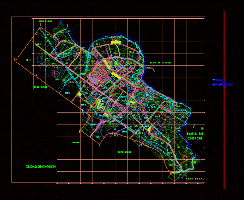 Plane Chonchi DWG Block for AutoCAD