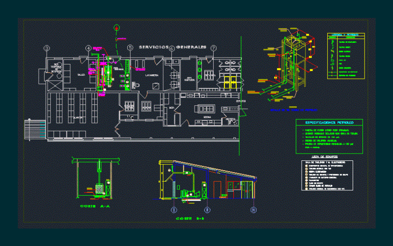 Plane Electric Sub Station DWG Detail for AutoCAD