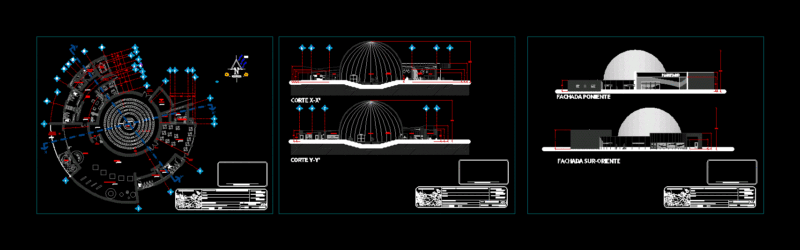 Planetarium DWG Full Project for AutoCAD