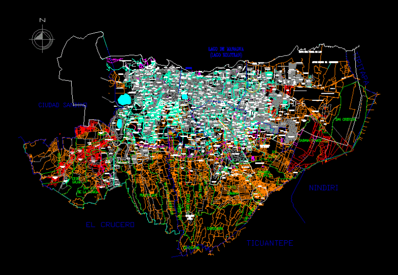 Plano-Based Managua DWG Block for AutoCAD