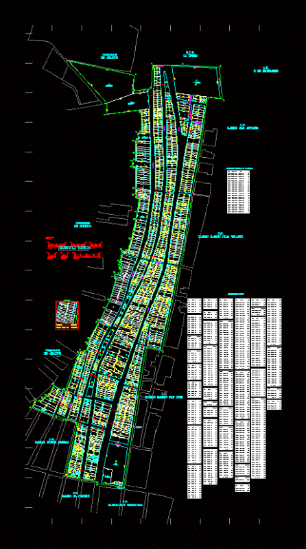 Plano Cadastral Union – Lima DWG Block for AutoCAD