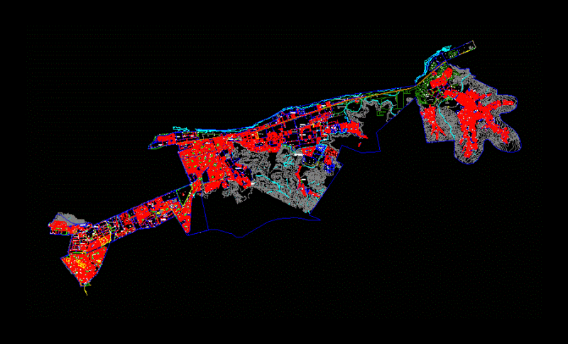 Plano Catastral Callao – Peru DWG Block for AutoCAD