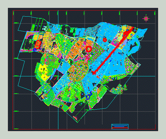 Plano Catastral Distrito Trujillo Dwg Block For Autocad • Designs Cad