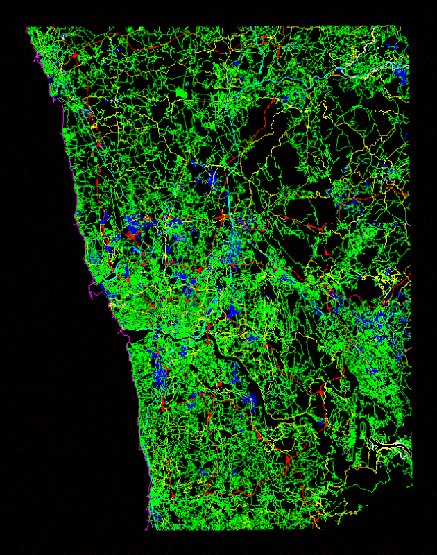 Plano City Oporto DXF Model for AutoCAD