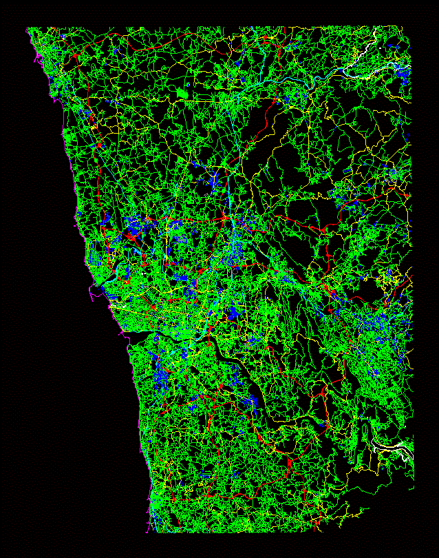 Plano City Oporto DXF Model for AutoCAD