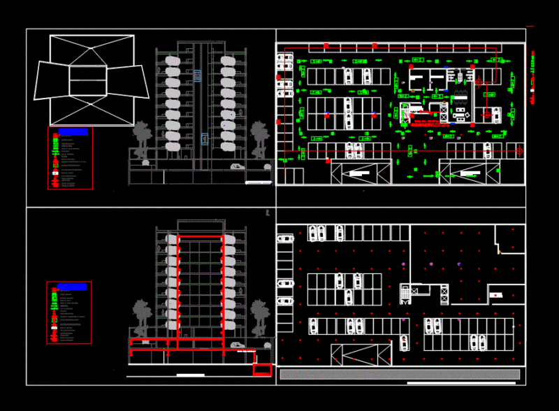Plano Fire DWG Block for AutoCAD
