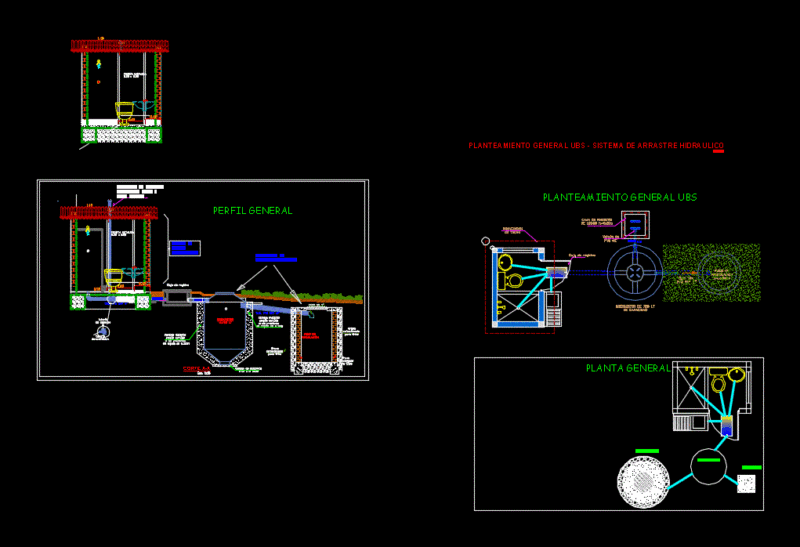 Plano Latrine DWG Block for AutoCAD