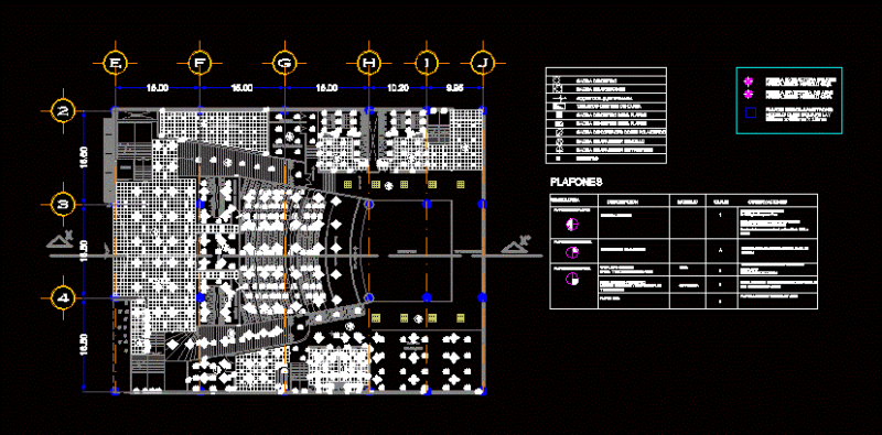 Plano Luminaires DWG Block for AutoCAD