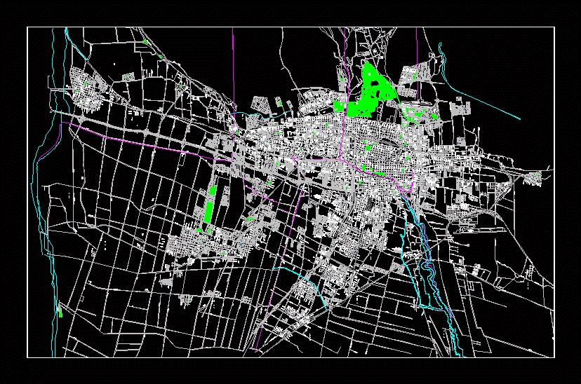 Карта москвы dwg