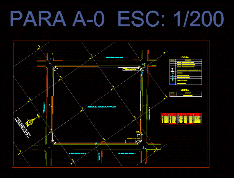 Plano Perimetric DWG Block for AutoCAD