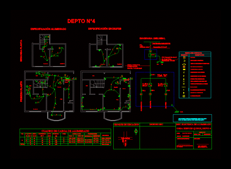 Plano Plano Electric Department DWG Block for AutoCAD