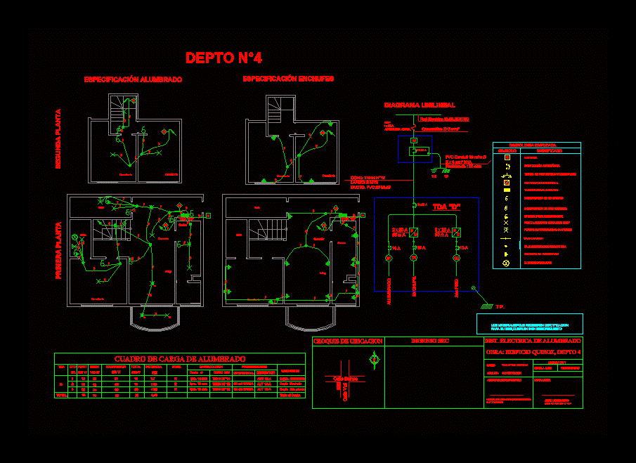 Plano Plano Electric Department DWG Block for AutoCAD 