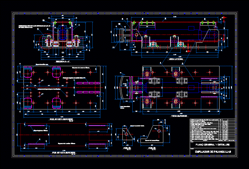 Plano Pusher DWG Block for AutoCAD