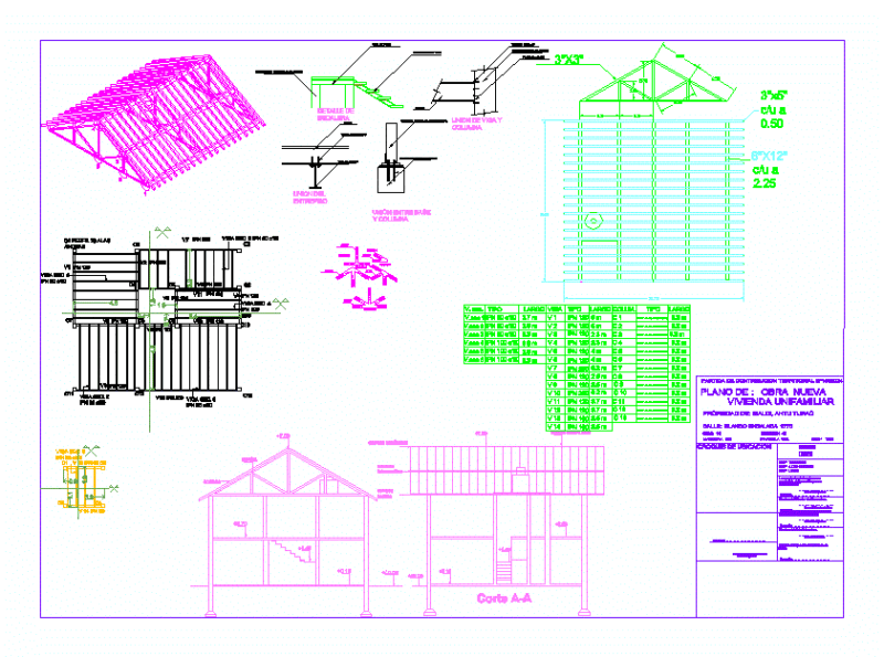 Plano Staking Structures DWG Block for AutoCAD