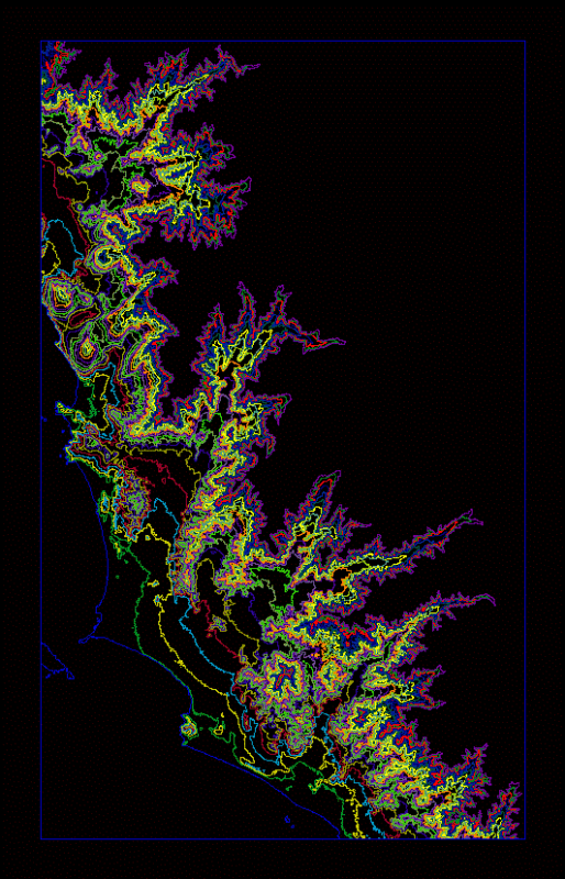 Plano Topografico Callao DWG Block for AutoCAD