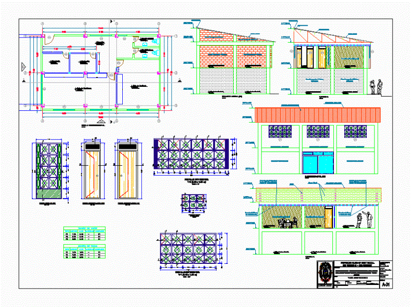 Plano Trusses DWG Block for AutoCAD