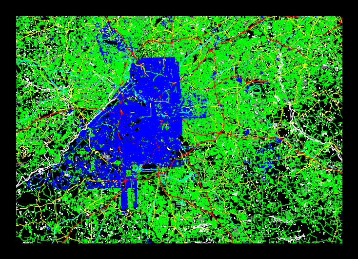 Plano Urban Atlanta DXF Model for AutoCAD