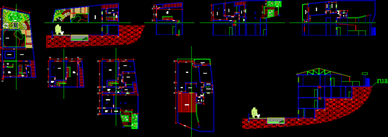 Plant Sta Teresa – Housing DWG Section for AutoCAD