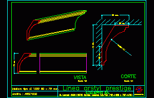 Plaster Mouldings DWG Block for AutoCAD
