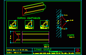 Plaster Mouldins DWG Detail for AutoCAD