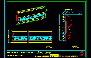 Plaster’s Moulding DWG Block for AutoCAD