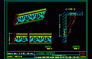 Plaster’s Moulding DWG Detail for AutoCAD