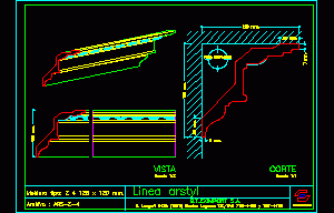 Plaster’s Moulding DWG Section for AutoCAD