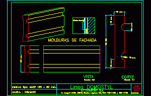 Plaster’s Mouldings DWG Block for AutoCAD