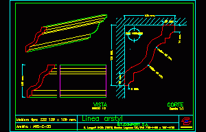 Plaster’s Mouldings DWG Detail for AutoCAD