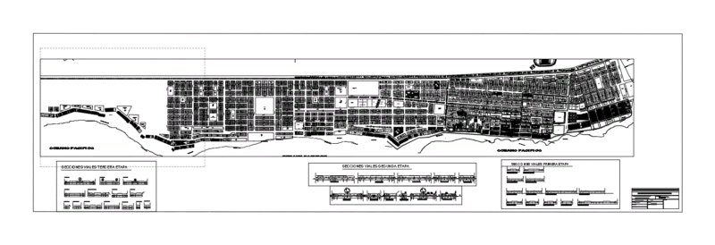 Plat Boca Del Rio DWG Section for AutoCAD