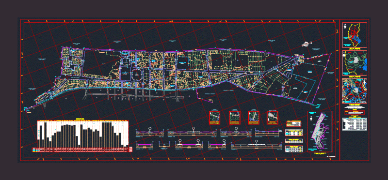 Plat Lampa – Puno DWG Plan for AutoCAD