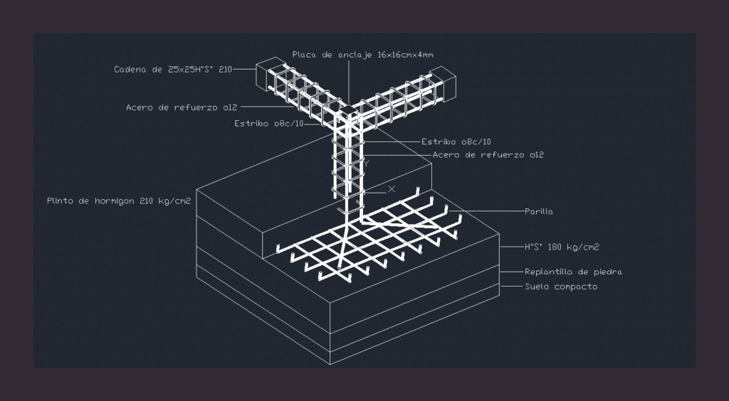 Plinth Perspective DWG Block for AutoCAD