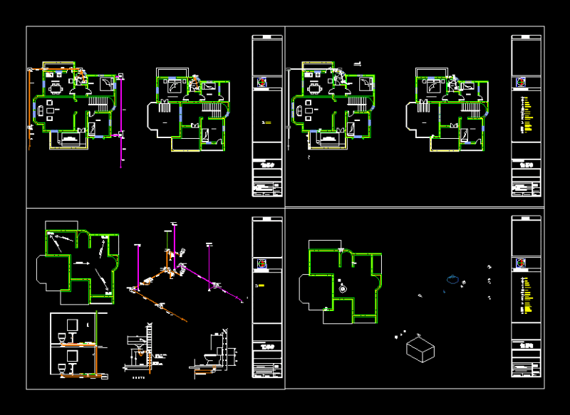 Plumbing DWG Block for AutoCAD
