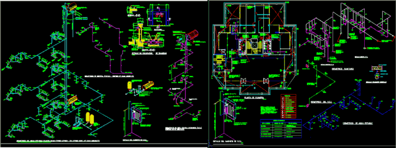 Plumbing DWG Block for AutoCAD