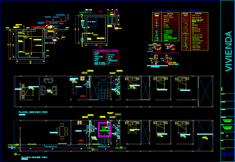 Plumbing DWG Block for AutoCAD