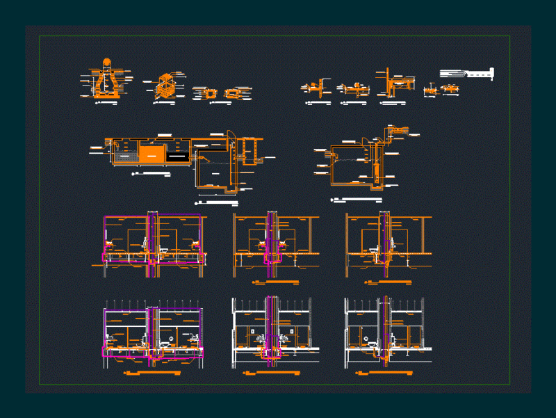 Plumbing DWG Detail for AutoCAD