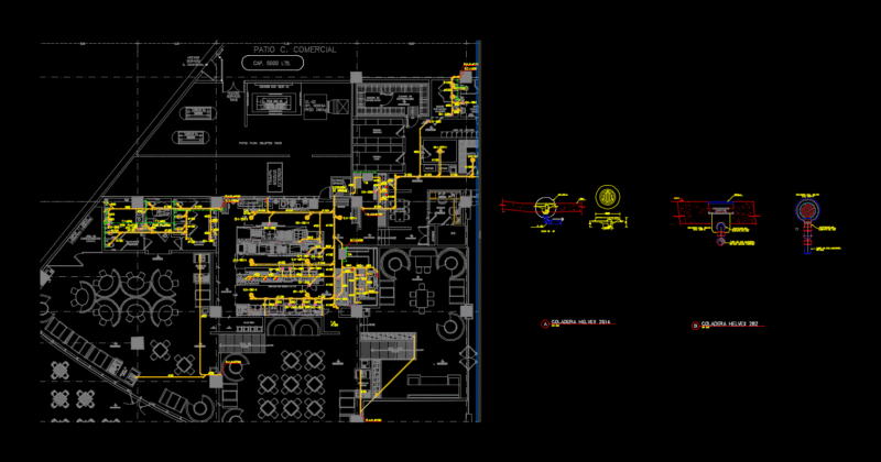 Plumbing Restaurant DWG Detail for AutoCAD