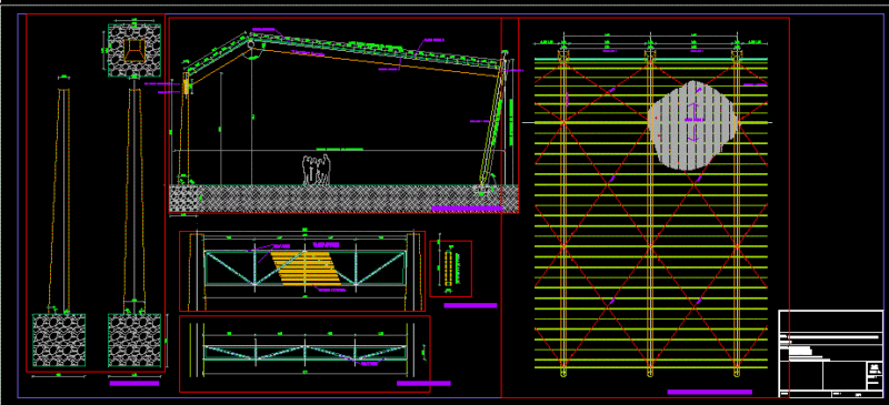 Plywood Shaded DWG Block for AutoCAD