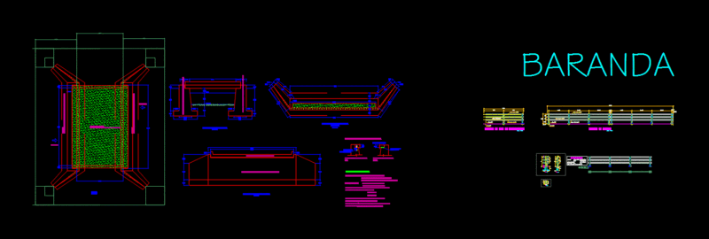 Pontoon 5m DWG Block for AutoCAD