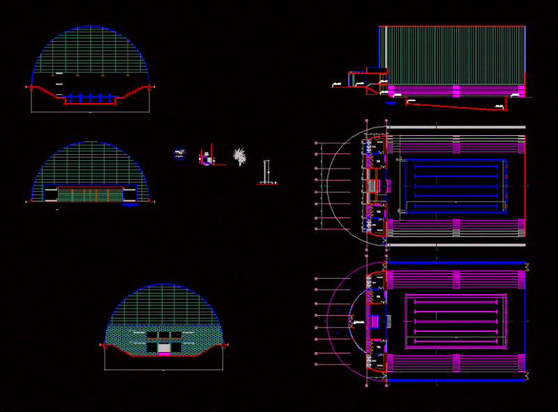 Pool Plans Semiolympic DWG Plan for AutoCAD