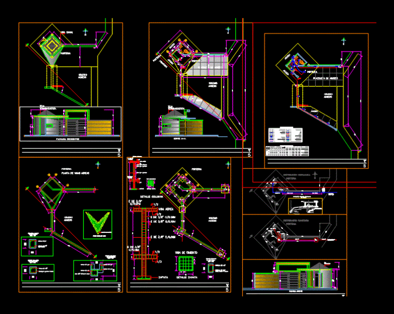 Poorteria Access DWG Detail for AutoCAD