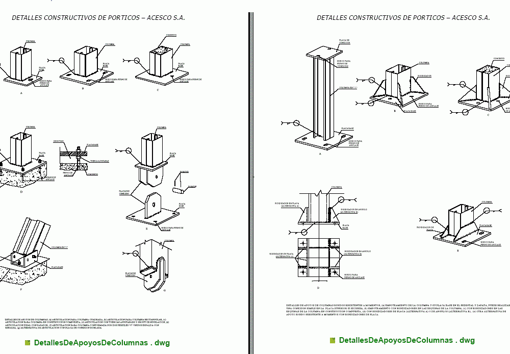 Porch Metal Brackets By Asesco DWG Detail for AutoCAD • Designs CAD