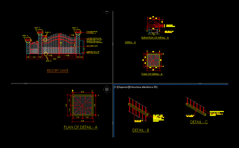 Porton Income – Details DWG Detail for AutoCAD