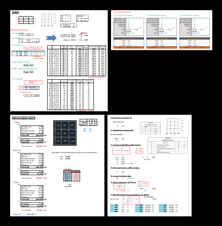 Pre-Dimensioning And Seismic Analysis Of Buildings – Pre-Dimensioning XLS Excel Spreadsheet
