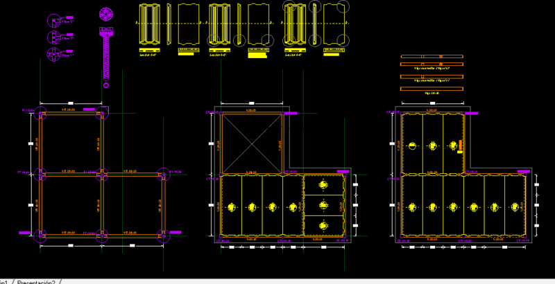 Precast Concrete Modular Structure DWG Plan for AutoCAD