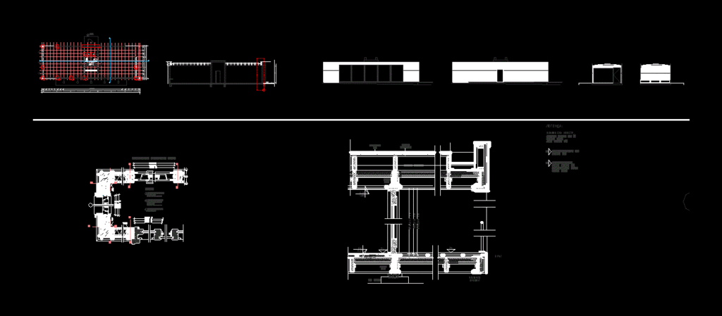 Prefabricated Wooden Panels DWG Detail for AutoCAD