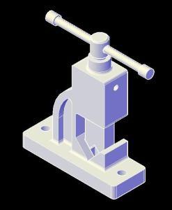 Press 3D DWG Model for AutoCAD