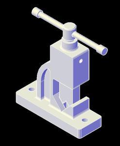 Press 3D DWG Model for AutoCAD • Designs CAD