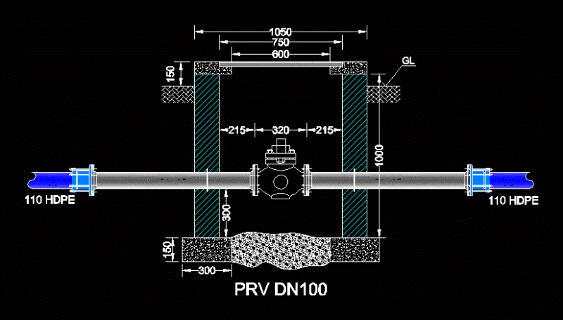 Pressure Releas Valve DWG Block for AutoCAD