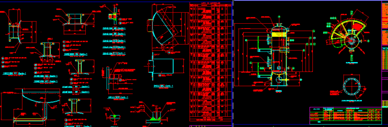 Pressure Tank DWG Detail for AutoCAD